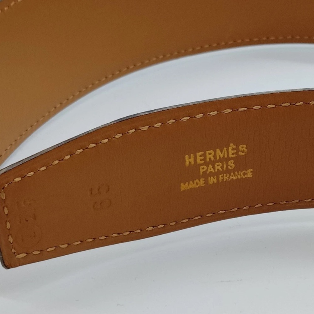 HERMES KELLY LEATHER BELT - Picture 7 of 11